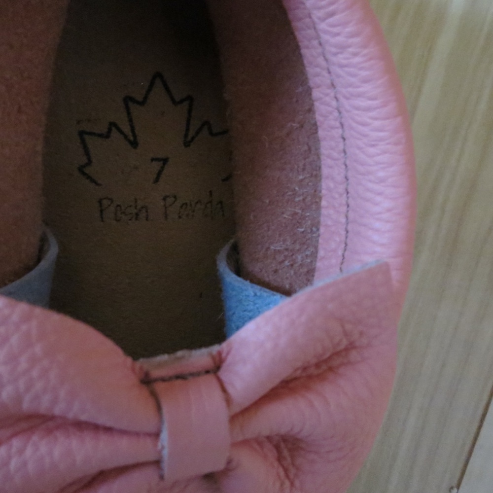 Posh Panda X Herr wild rags rugged sole cowhide moccasins - Picture 2 of 6